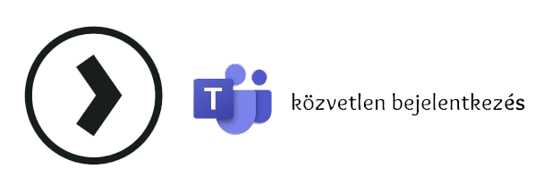 Közvetlen bejelentkezés a TEAMSbe...